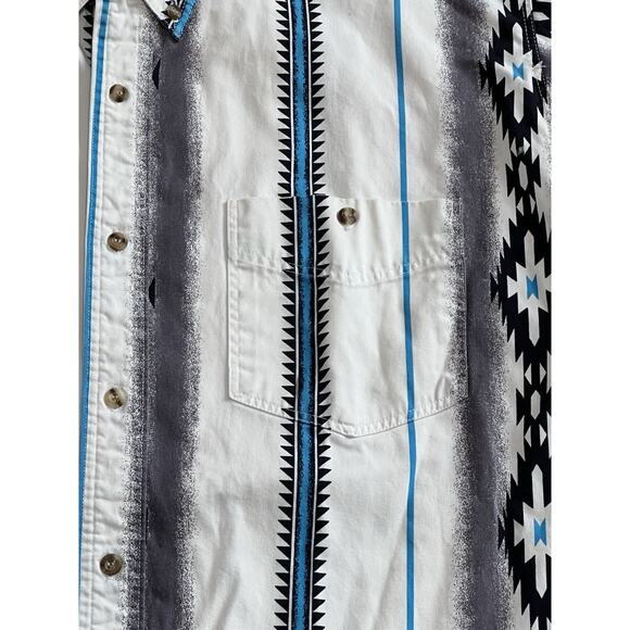 Vintage 90s EXPRESS RIDERS Shirt Rodeo Cowboy Western Southwestern Men's XL - Picture 5 of 6